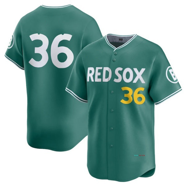 BR.Sox #36 Triston Casas Green 2025 City Connect Limited Stitched Jersey