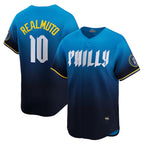 P.Phillies #10 J.T. Realmuto Blue 2024 City Connect Limited Player Jersey
