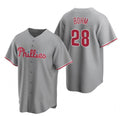 P.Phillies #28 Alec Bohm Gray Road Jersey