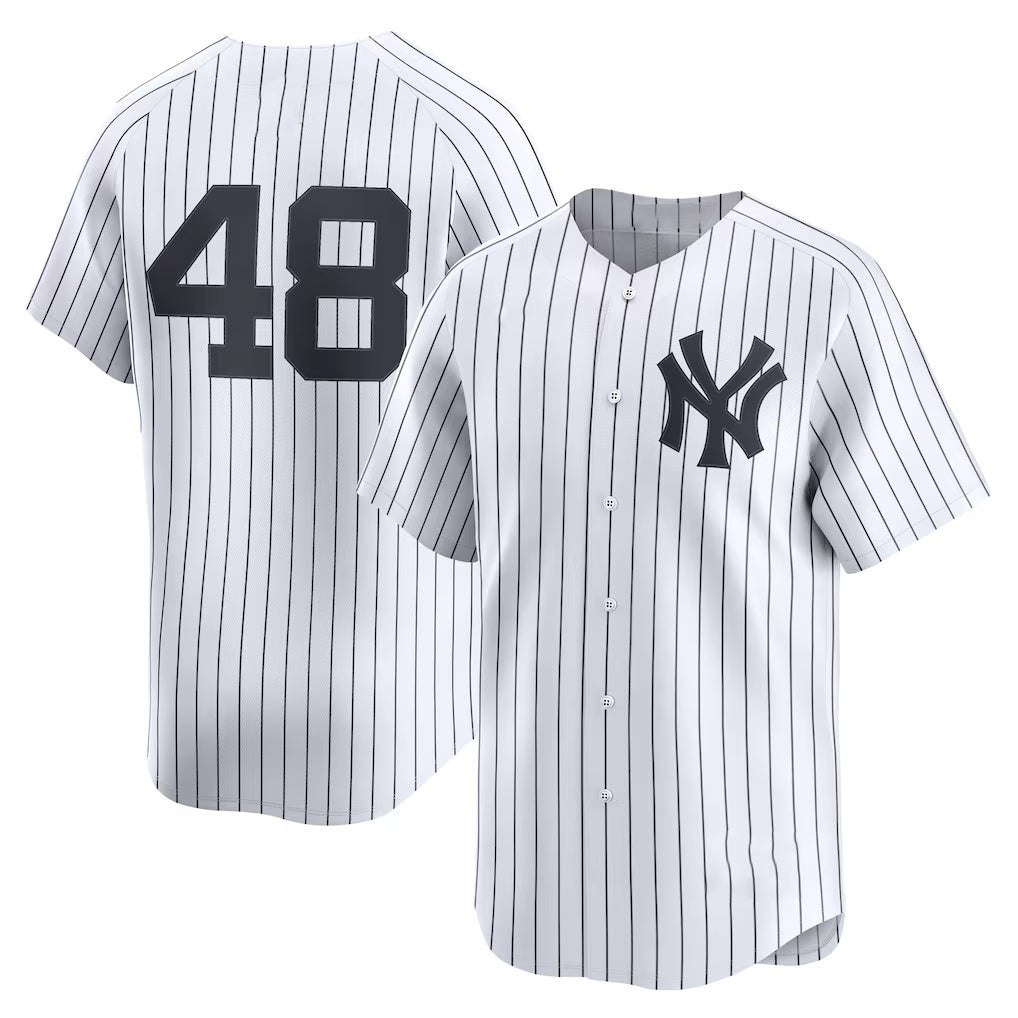 NY.Yankees #48 Paul Goldschmidt White Home Limited Player Jersey