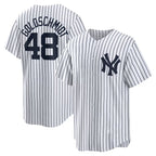NY.Yankees #48 Paul Goldschmidt White Home Replica Jersey