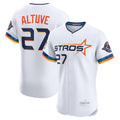 H.Astros #27 Jose Altuve White 2025 City Connect Elite Player Jersey