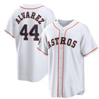 H.Astros #44 Yordan Alvarez White 2022 World Series Home Stitched 2  Jersey
