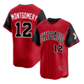 CW.Sox #12 Colson Montgomery Red Black 2025 City Connect Limited Stitched Jersey