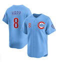 C.Cubs #8 Ian Happ Blue 2024-25 2nd Alternate Limited Stitched Jersey