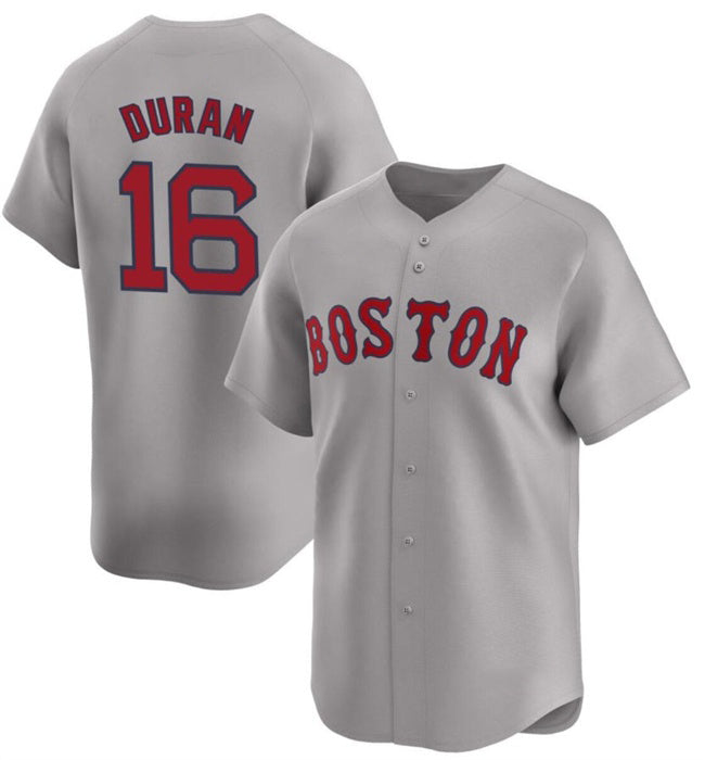BR.Sox #16 Jarren Duran Gray 2024 Away Limited Stitched Jersey