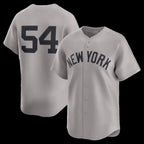 NY.Yankees #54 Max Fried Gray Road Limited 2 Player Jersey