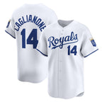 KC.Royals #14 Jac Caglianone White Home Limited Player Jersey
