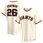 SF.Giants #26 Matt Chapman Cream Home Replica Jersey