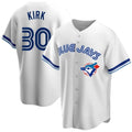 TB.Jays #30 Alejandro Kirk White Home Cooperstown Collection Player Jersey