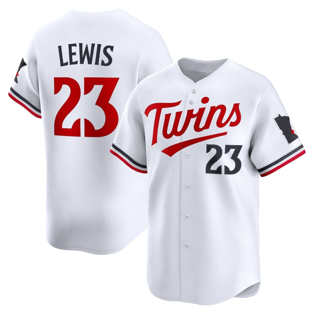M.Twins #23 Royce Lewis White Home Limited Player Jersey