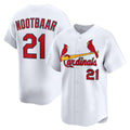 St. Louis Cardinals #21 Lars Nootbaar White Home Limited Player Jersey