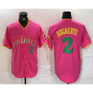 SD.Padres #2 Xander Bogaerts Pink Player Number Fashion Jersey