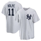 NY.Yankees #11 Anthony Volpe White Home Replica Player Jersey