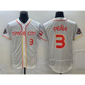 H.Astros #3 Jeremy Pena Number White 2023 City Connect Flex Base 3 Stitched Jersey