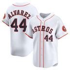 H.Astros #44 Yordan Alvarez White Home Limited Player Jersey