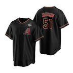 A.Diamondbacks #51 Randy Johnson Black 2023 World Series Cool Base Stitched Jersey