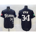 T.Rangers #34 Nolan Ryan Black Mexico 2025 Vapor Premier Limited Stitched Jersey