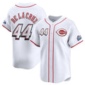 C.Reds #44 Elly De La Cruz White 2025 Speedway Classic Home Limited Stitched  Jersey