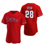 P.Phillies #28 Alec Bohm Red Alternate Jersey