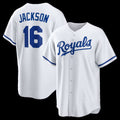KC.Royals #16 Bo Jackson White Home Retired Player Replica Jersey