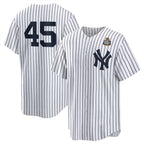NY.Yankees #45 Gerrit Cole White 2024 World Series Cool Base Stitched  Jersey