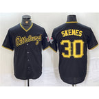 P.Pirates #30 Paul Skenes Black Stitched Jersey