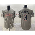 SD.Padres #3 Jackson Merrill Gray Fashion Throwback With Patch Cool Base Stitched Jersey