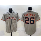 SF.Giants #26 Matt Chapman Gray Cool Base 2 Stitched Jersey