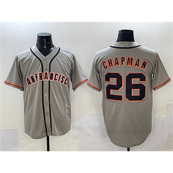 SF.Giants #26 Matt Chapman Gray Cool Base 2 Stitched Jersey