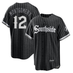 CW.Sox #12 Colson Montgomery City Connect Cool Base Stitched Jersey
