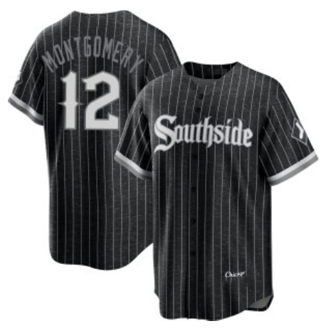 CW.Sox #12 Colson Montgomery City Connect Cool Base Stitched Jersey