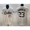 C.Cubs #23 Ryne Sandberg White 'Gothic North Side Edition' Vapor Premier Limited Stitched Jersey