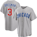 C.Cubs #3 Alex Bregman Gray 2026 Cool Base Limited Stitched Jersey
