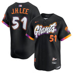 SF.Giants #51 Jung Hoo Lee Anthracite 2025 City Connect Limited Stitched Jersey