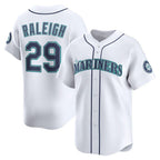 S.Mariners #29 Cal Raleigh White Home Limited Player Jersey