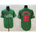 P.Phillies #12 Kyle Schwarber Green Phanatic Limited Stitched Jersey