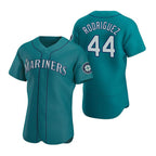 S.Mariners #44 Julio rodriguez Aqua Flex Base Stitched Jersey