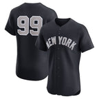 NY.Yankees #99 Aaron Judge Navy Alternate Elite Jersey