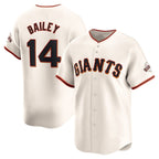 SF.Giants #14 Patrick Bailey Cream 2024 Home Limited Stitched Jersey