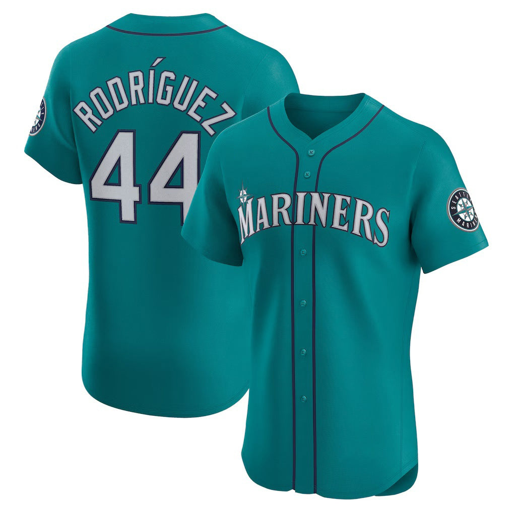 S.Mariners #44 Julio rodriguez Teal Alternate Elite Jersey