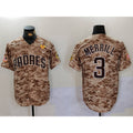 SD.Padres #3 Jackson Merrill Camo With PS Patch Cool Base Stitched Jersey