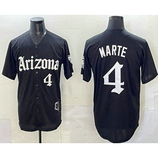 A.Diamondback #4 Ketel Marte Black Vapor Premier Limited Stitched  Jersey