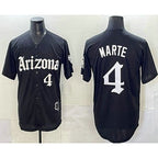 A.Diamondback #4 Ketel Marte Black Vapor Premier Limited Stitched  Jersey