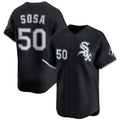CW.Sox #50 Lenyn Sosa Black 2025 Alternate Limited Stitched Jersey