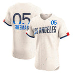 LA.Dodgers #5 Freddie Freeman Cream City Connect Elite Jersey