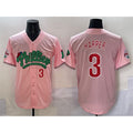 P.Phillies #3 Bryce Harper Pink Phanatic Limited Stitched Jersey