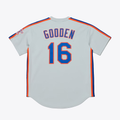 NY.Mets #16 Dwight Gooden Mitchell & Ness White 1986 Authentic Jersey