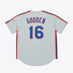 NY.Mets #16 Dwight Gooden Mitchell & Ness White 1986 Authentic Jersey