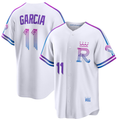 KC.Royals #11 Maikel Garcia White 2026 City Connect Stadium Jersey